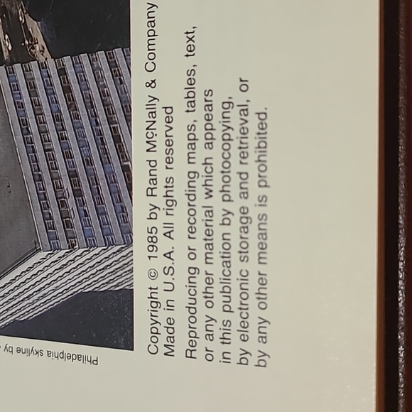 Vintage RAND McNALLY BUSINESS TRAVLER'S ROAD ATLAS 1985 - Picture 11 of 11